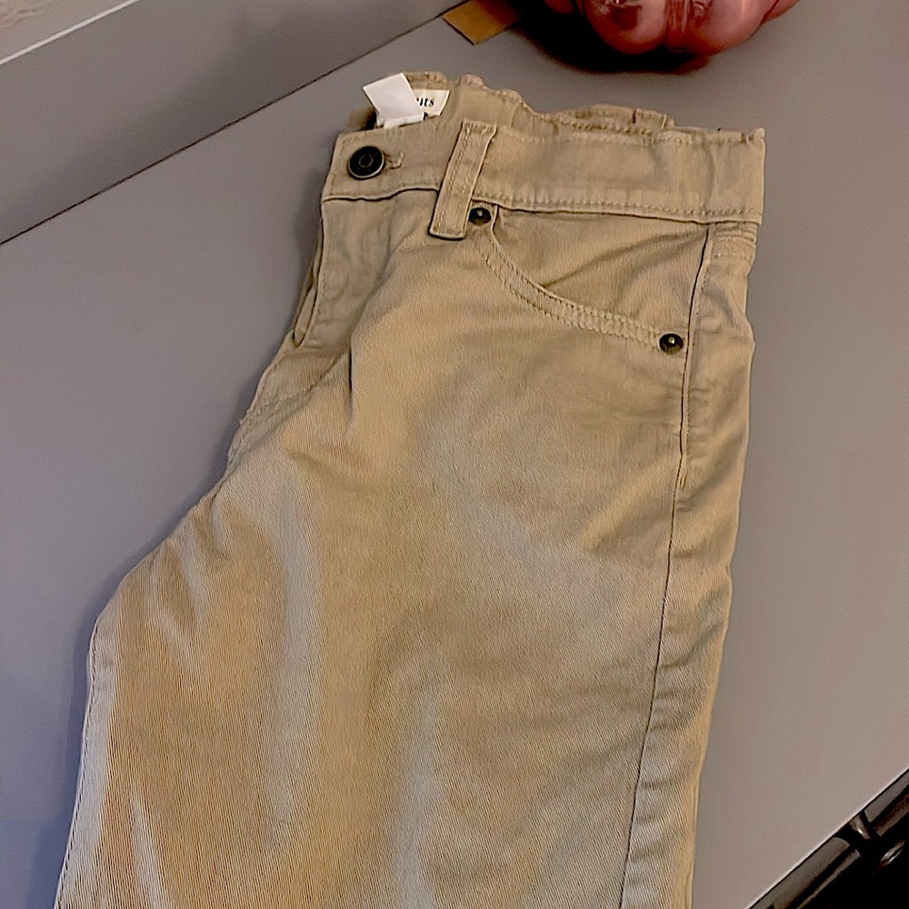 NWOT JCREW “CREWCUTS” BOYS KHAKIS FLEECE LINED